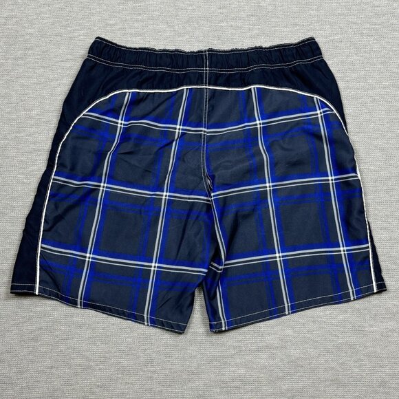 Ocean Pacific Mens Multicolor Plaid Board Shorts Drawstring Waist Lined Size L - Picture 2 of 11